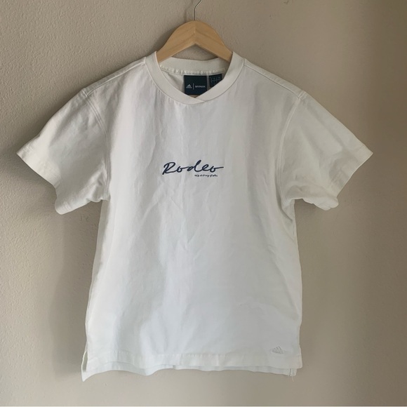 Adidas x Ivy Park All Gender White Rodeo Tee - Picture 3 of 8
